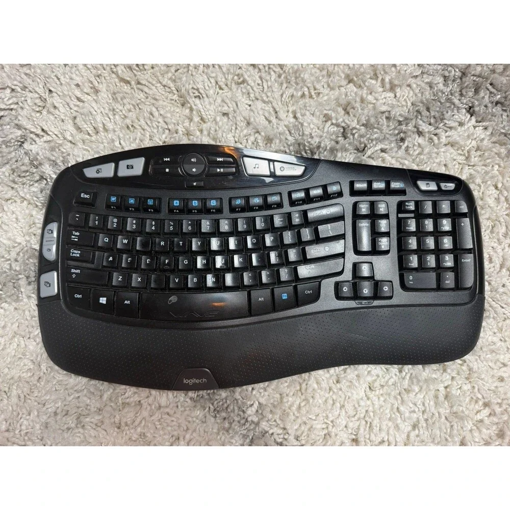 Logitech K350 Wave Wireless Keyboard - No DONGLE/USB Connector